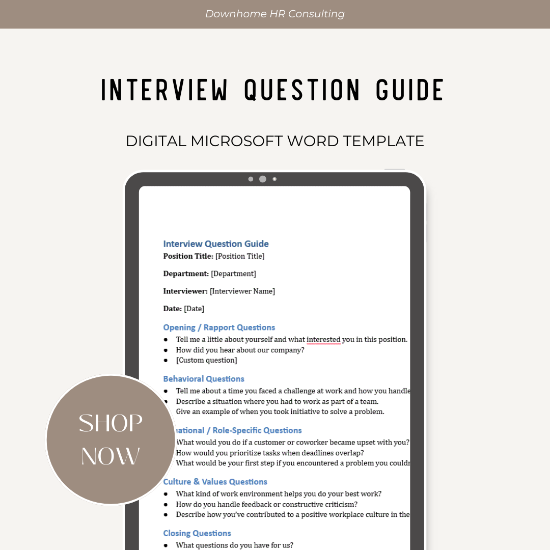 Interview Question Guide